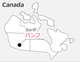 バンフ 地図