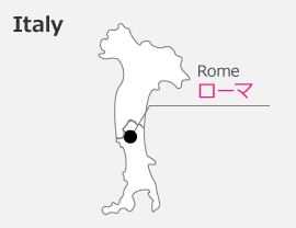ローマ 地図