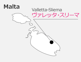 ヴァレッタ・スリーマ 地図