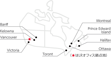 Map：カナダ