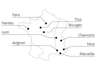Map：フランス