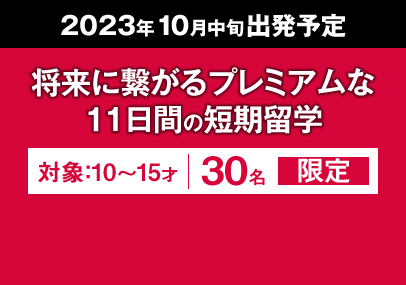 将来に繋がるプレミアムな11日間のツアー
