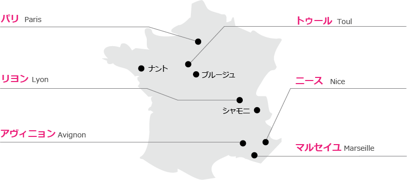 フランス地図