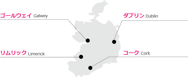 アイルランド地図