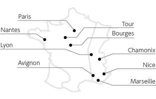 Map：フランス