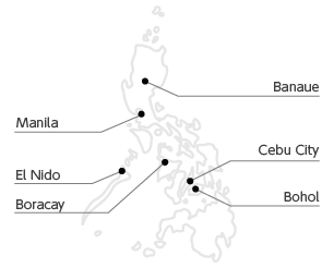 Map：フィリピン