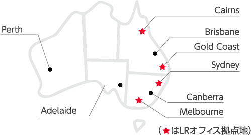 Map：オーストラリア