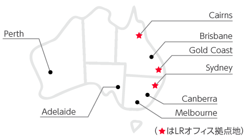 Map：オーストラリア